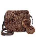 Patricia Nash Sherpa Shearling Salerno Saddle Bag