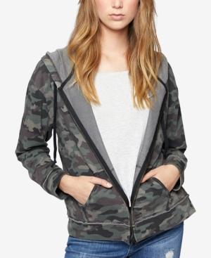 Sanctuary Cotton Camo-print Hoodie
