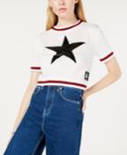 Starter Sequin-graphic Crop Top