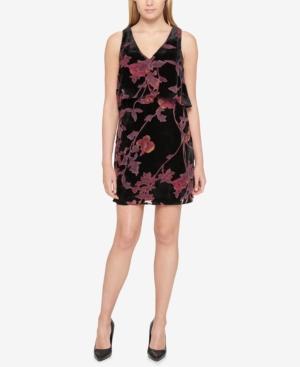 Jessica Simpson Velvet Popover Shift Dress