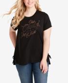 Jessica Simpson Juniors' Plus Size She Could, She Did Graphic T-shirt