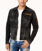 Guess Men's Deconstructed Patch Denim Jacket