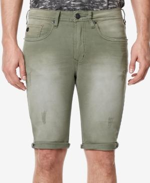 Buffalo David Bitton Men's Parker-x Skinny-fit Stretch Destroyed Denim Shorts