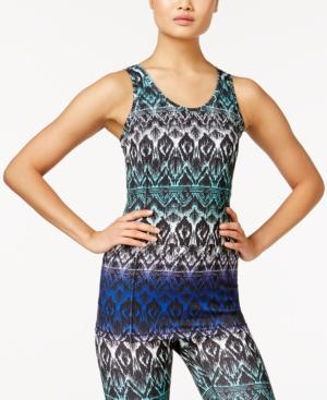 Karen Kane Ikat-print Active Tank Top
