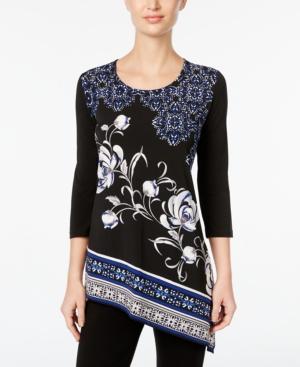 Jm Collection Asymmetrical Tunic Top, Only At Macy's