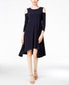 Alfani Cold-shoulder Shift Dress, Only At Macy's