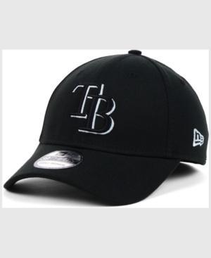 New Era Tampa Bay Rays Black And White Classic 39thirty Cap