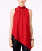 Xoxo Juniors' Asymmetrical-hem Mock Neck Top