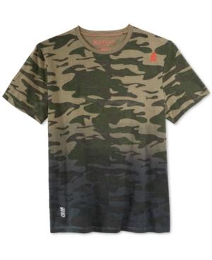 Buffalo David Bitton Men's Niflay Ombre Camouflage T-shirt