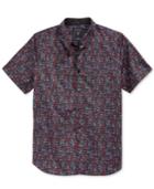 Guess Men's City Light Graphic-print Short-sleeve Shirt