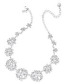 Kate Spade New York Silver-tone Marquise Cluster Collar Necklace