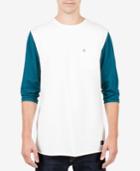 Volcom Men's Slam Stone Three-quarter Sleeve T-shirt