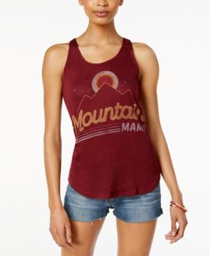 Hybrid Juniors' Mountain Mama Graphic Tank Top