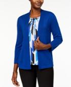 Alfred Dunner High Roller Layered-look Sweater