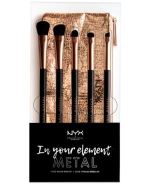 Nyx Professional Makeup 6-pc. In Your Element Metal Makeup Brush Set