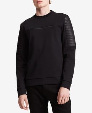 Calvin Klein Men's Mix Media Pullover
