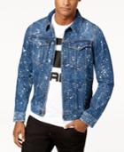 G-star Raw Men's Paint-splattered Denim Jacket