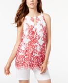 Inc International Concepts Lace Halter Top, Created For Macy's