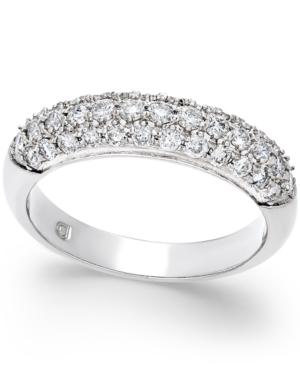 Diamond Pave Band (3/4 Ct. T.w.) In 14k White Gold