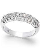 Diamond Pave Band (3/4 Ct. T.w.) In 14k White Gold