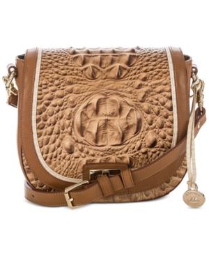 Brahmin Sonny Tobacco Tesoro Mini Crossbody