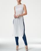 Guess Sophie Sleeveless Side-slit Long Top