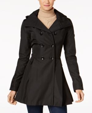 Calvin Klein Skirted Hooded Raincoat