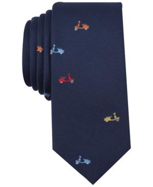 Bar Iii Men's Vespa Conversational Skinny Tie, Only At Macy's