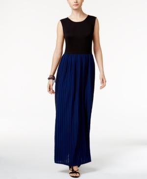 Olivia & Grace Striped Maxi Dress