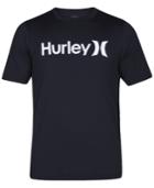 Hurley Men's One And Only Dri-fit Graphic-print Logo Surf Shirt