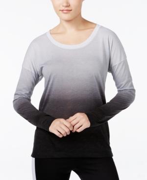 Ideology Long-sleeve Dip-dyed Top, Created For Macy's
