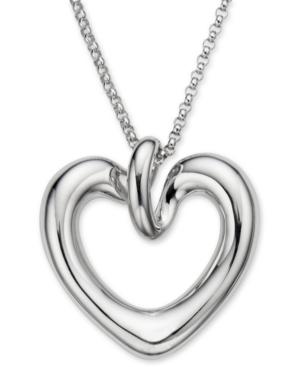 Nambe Heart Pendant Necklace In Sterling Silver