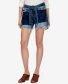 Lucky Brand Ripped Two-tone Denim Shorts