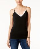 Inc International Concepts Lace-trim Camisole, Only At Macy's