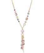 Inc International Concepts Gold-tone Multi-beaded Tassel Lariat Necklace, Created For Macy's