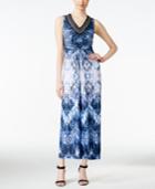 Ny Collection Petite Printed Maxi Dress