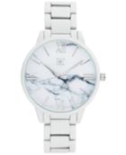 I.n.c. Women's White Rubberized Link Bracelet Watch 38mm, Created For Macy's