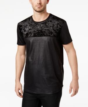 Guess Men's Mason Velvet Panel T-shirt