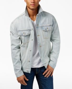 Guess Men's Destroyed Denim Jacket