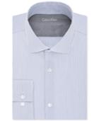 Calvin Klein X Men's Extra Slim-fit Stretch Striped Dress Shirt