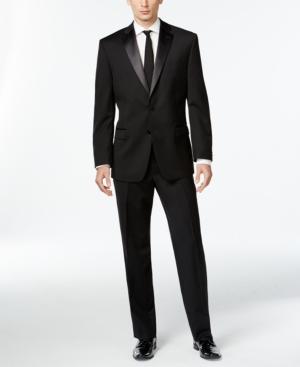 Calvin Klein Black Two-button Modern-fit Tuxedo