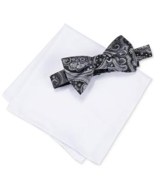 Countess Mara Men's Paisley Bow Tie & Pocket Square Set