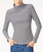 Tommy Hilfiger Striped Turtleneck, Created For Macy's