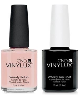Creative Nail Design Vinylux Lavishly Loved Nail Polish & Top Coat (two Items), 0.5-oz, From Purebeauty Salon & Spa
