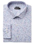 Bar Iii Men's Slim-fit Stretch Purple Dandy Floral Dress Shirt, Only At Macy's
