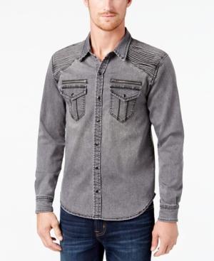 Bs By Blake Shelton Men's Denim Shirt