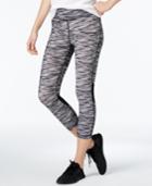 Tommy Hilfiger Sport Space-dyed Cropped Leggings, A Macy's Exclusive Style