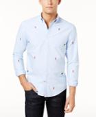 Tommy Hilfiger Men's Atherton Embroidered Camp Oxford Shirt