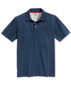 Weatherproof Men's Dot Jacquard Polo