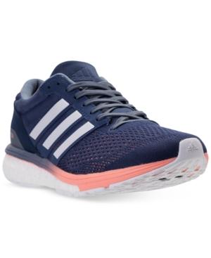 Adidas Women's Adizero Boston 6 Running Sneakers From Finish Line